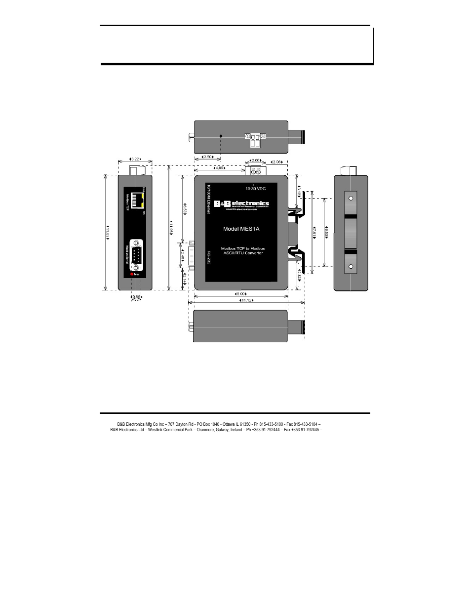 B&B Electronics MES1A User Manual | Page 65 / 71