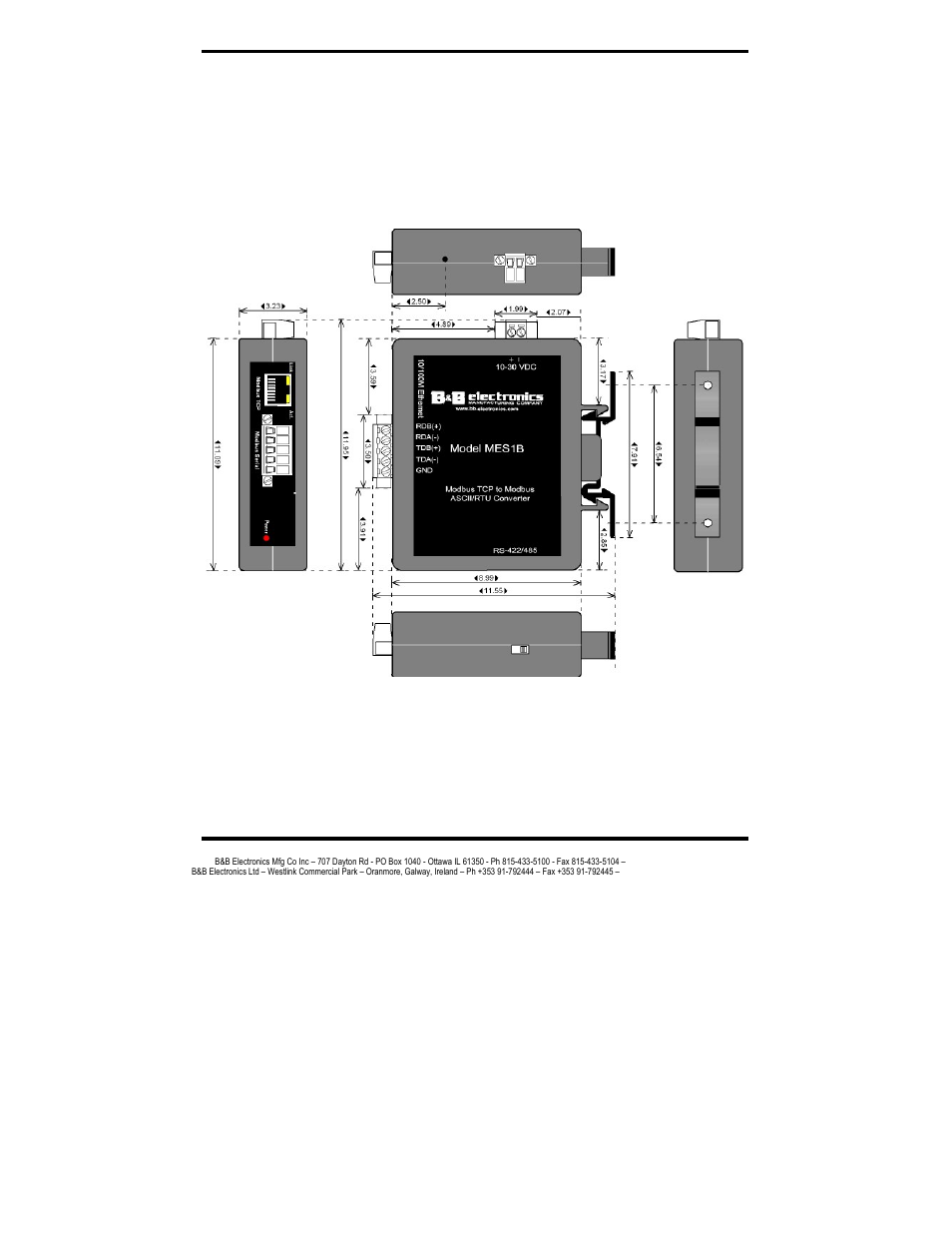 B&B Electronics MES1A User Manual | Page 66 / 71