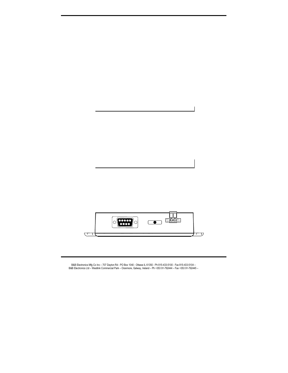 Ethernet port connector, Serial port connector, Power connector | Output power connector (pesv1a only) | B&B Electronics Mini POE Ethernet to RS-232 Converter PESV1A User Manual | Page 17 / 60