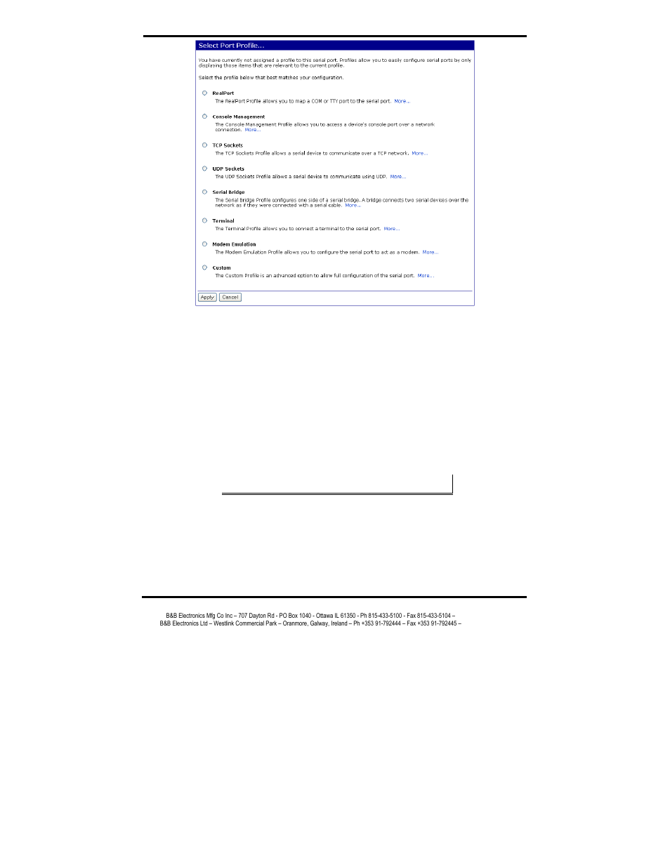 Realport, Console, Management | B&B Electronics Mini POE Ethernet to RS-232 Converter PESV1A User Manual | Page 29 / 60