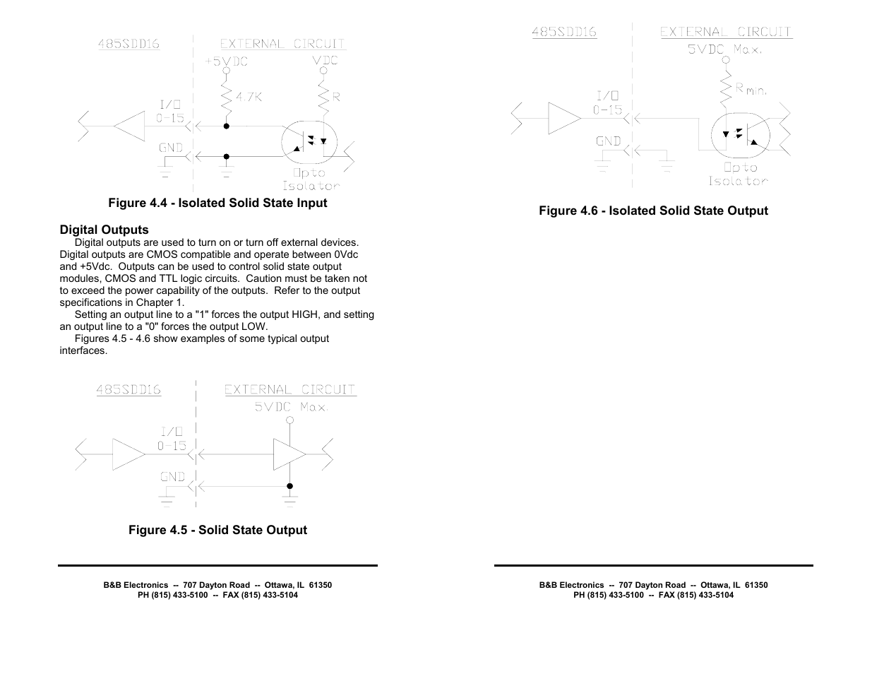 B&B Electronics RS-485 Digital I/O Module 485SDD16 User Manual | Page 12 / 28