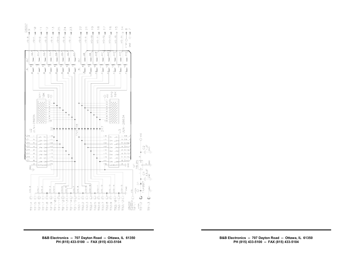 B&B Electronics RS-485 Digital I/O Module 485SDD16 User Manual | Page 26 / 28