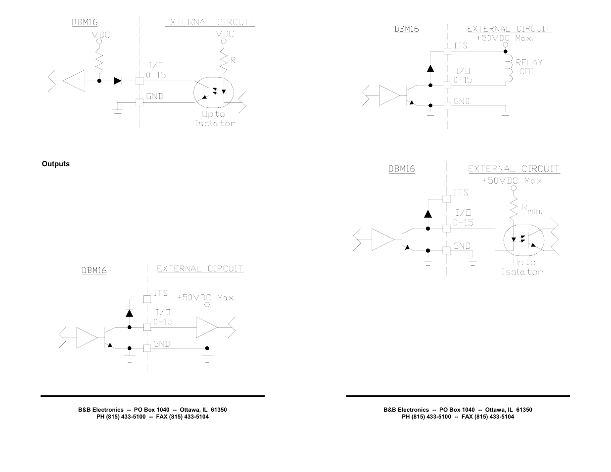 B&B Electronics RS-232 Digital I/O Module 232SDD16 User Manual | Page 23 / 27