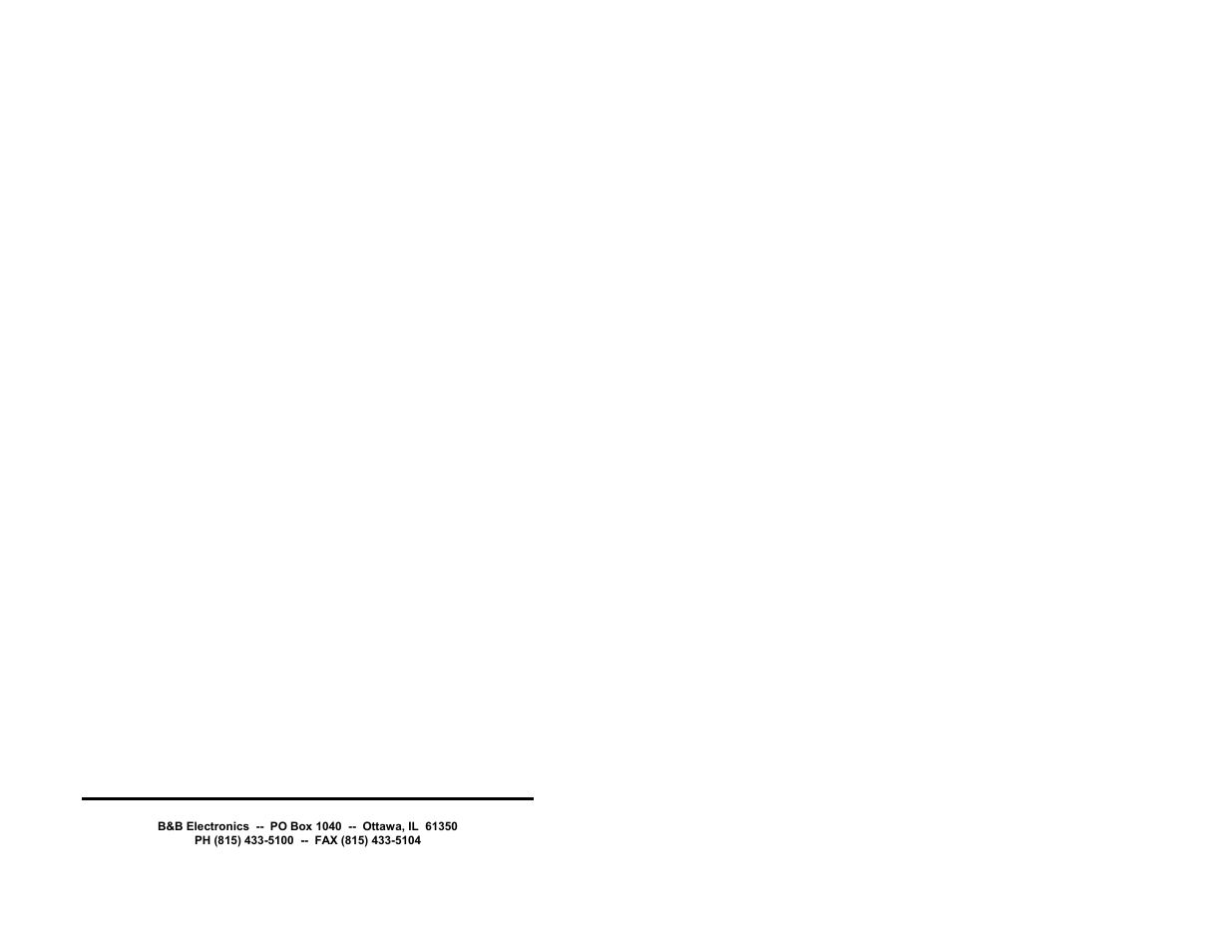 B&B Electronics RS-232 Digital I/O Module 232SDD16 User Manual | Page 25 / 27