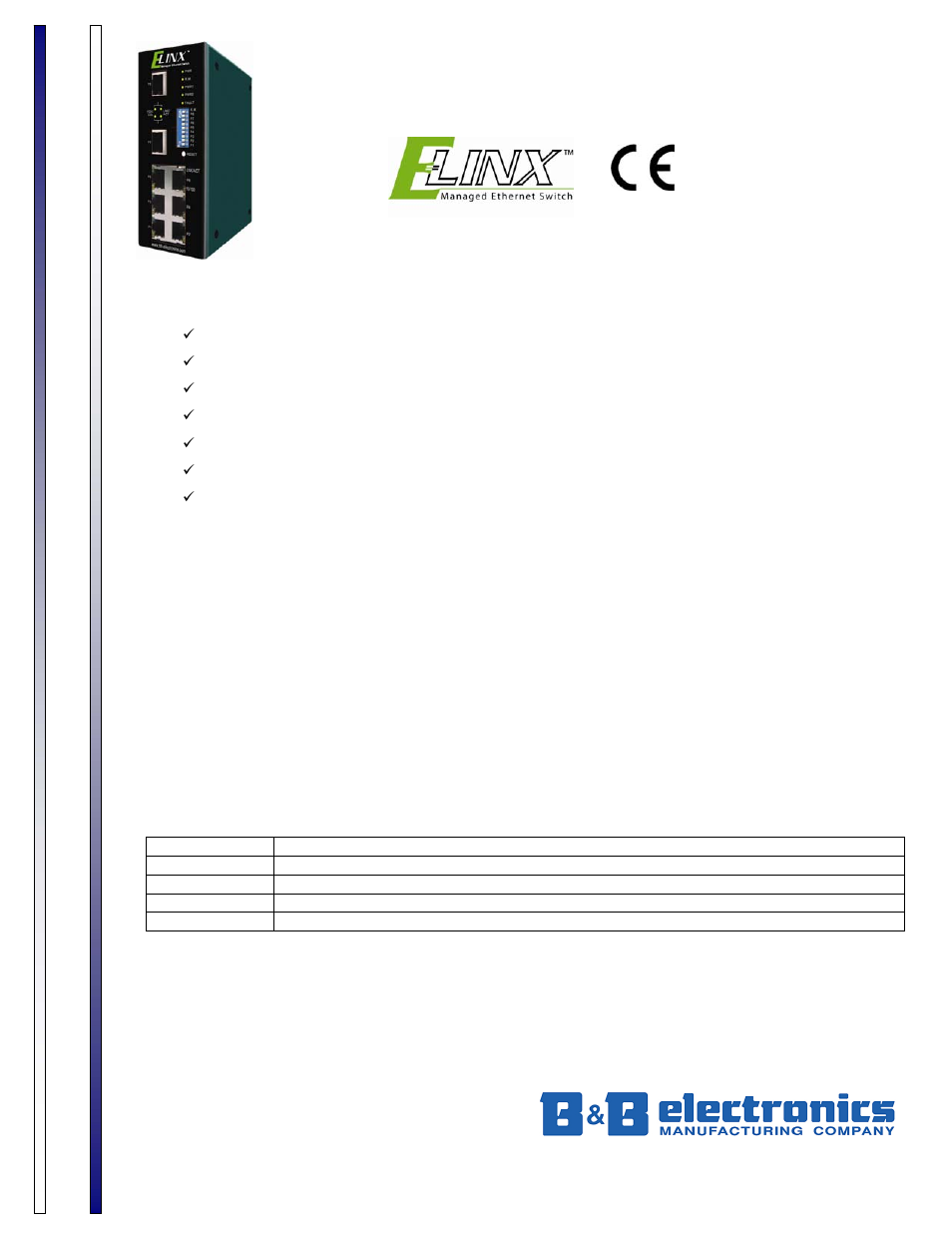 B&B Electronics Elinx EIR508-2SC-T User Manual | 2 pages