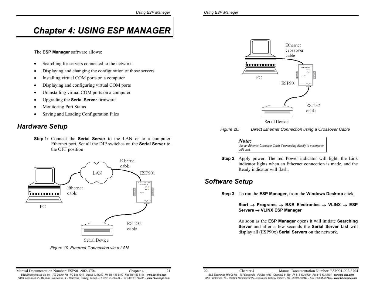B&B Electronics Vlinx Serial Servers ESP902E User Manual | Page 16 / 47