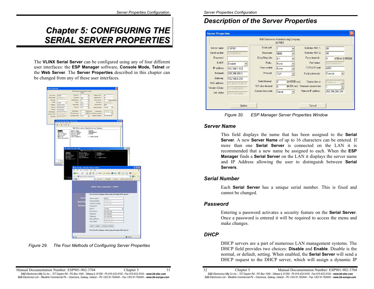 B&B Electronics Vlinx Serial Servers ESP902E User Manual | Page 21 / 47