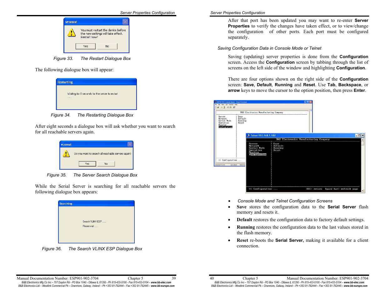 B&B Electronics Vlinx Serial Servers ESP902E User Manual | Page 25 / 47