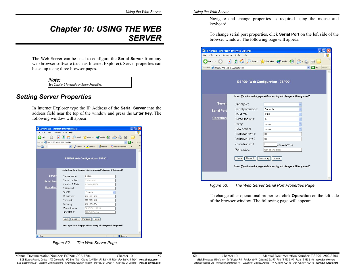 B&B Electronics Vlinx Serial Servers ESP902E User Manual | Page 35 / 47