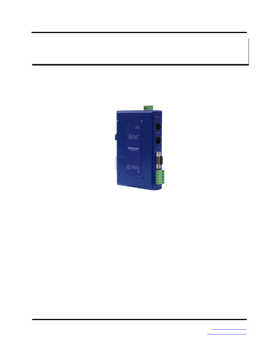B&B Electronics Vlinx MESR9xx User Manual | Page 5 / 61