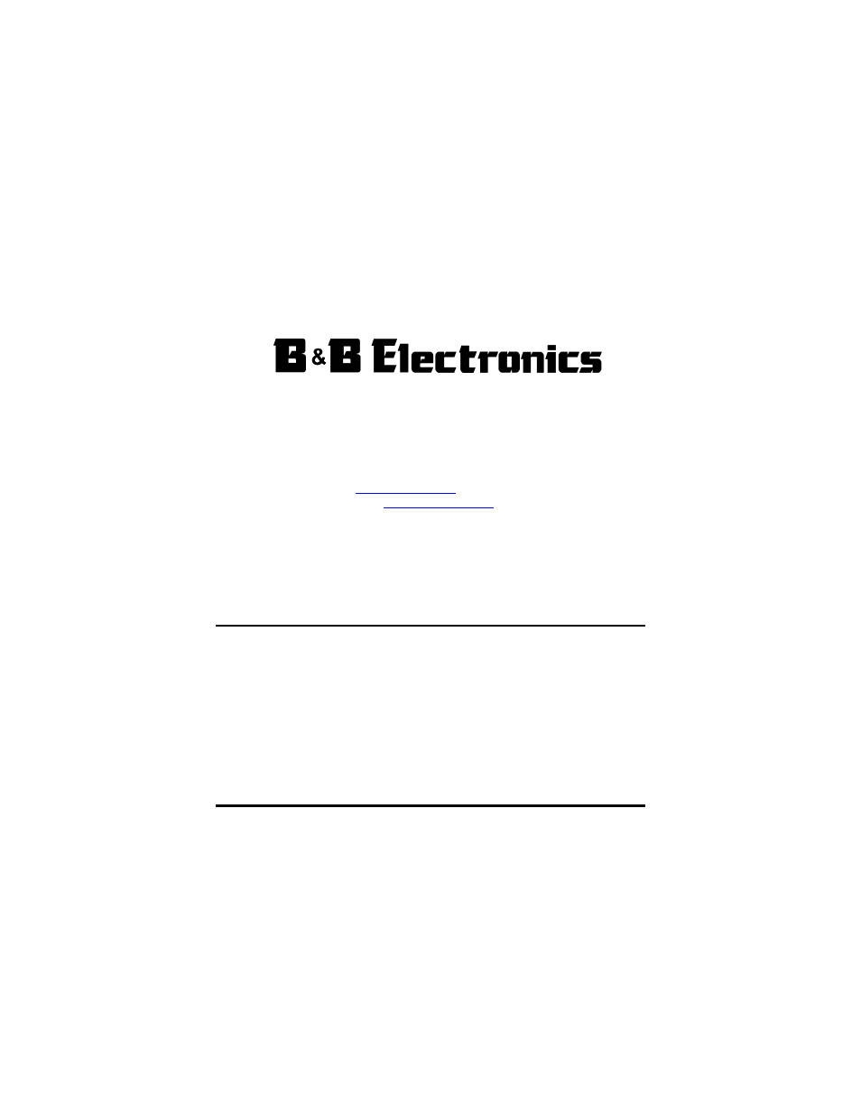 B&B Electronics 4 Channel Input Buffer Board SDAIBB User Manual | 22 pages