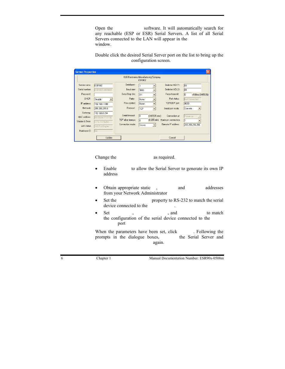 B&B Electronics ESR901 User Manual | Page 16 / 90