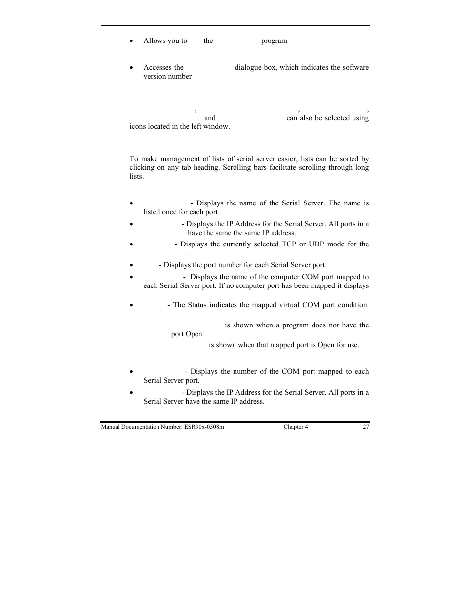 B&B Electronics ESR901 User Manual | Page 37 / 90