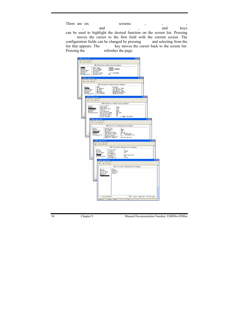 B&B Electronics ESR901 User Manual | Page 64 / 90