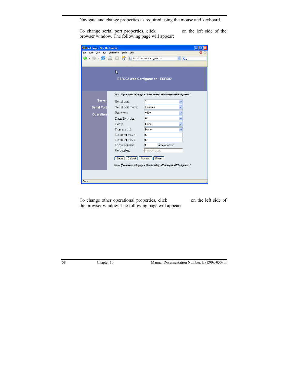 B&B Electronics ESR901 User Manual | Page 68 / 90