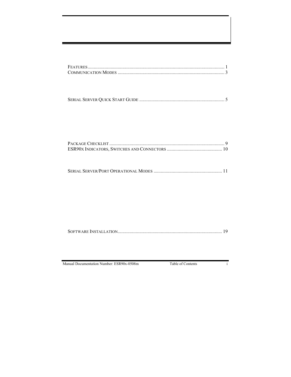 B&B Electronics ESR901 User Manual | Page 7 / 90