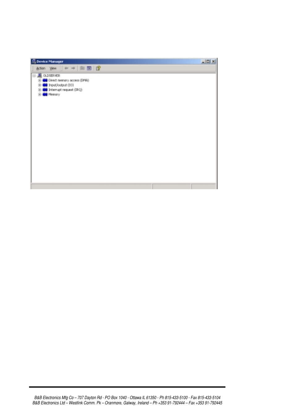 B&B Electronics RS-232/422/485 Serial Card CE 3PXCC4A User Manual | Page 24 / 47