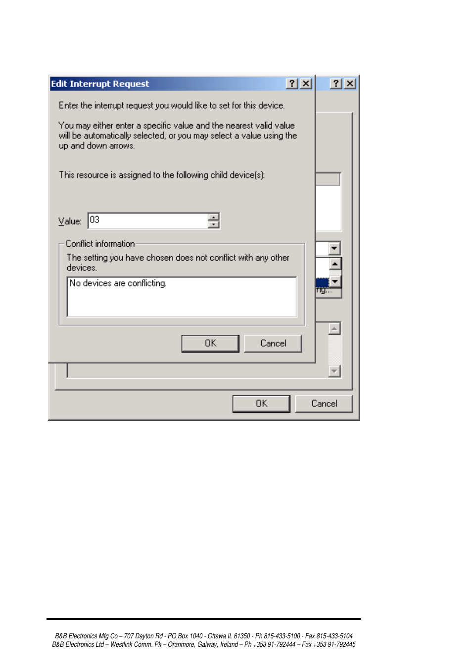 B&B Electronics RS-232/422/485 Serial Card CE 3PXCC4A User Manual | Page 32 / 47