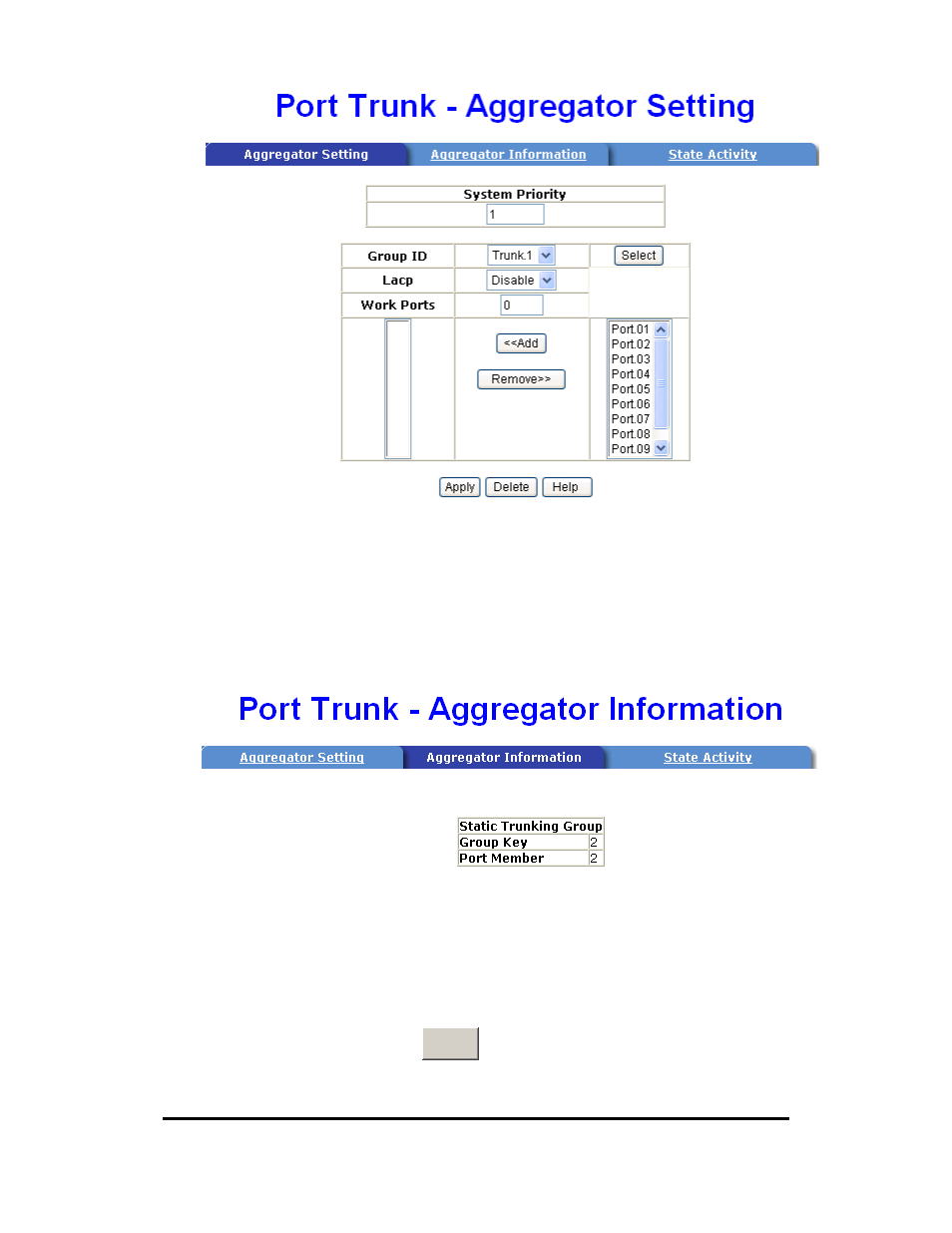 Aggregator information, State activity | B&B Electronics Elinx EIR510-2SC-T User Manual | Page 73 / 107