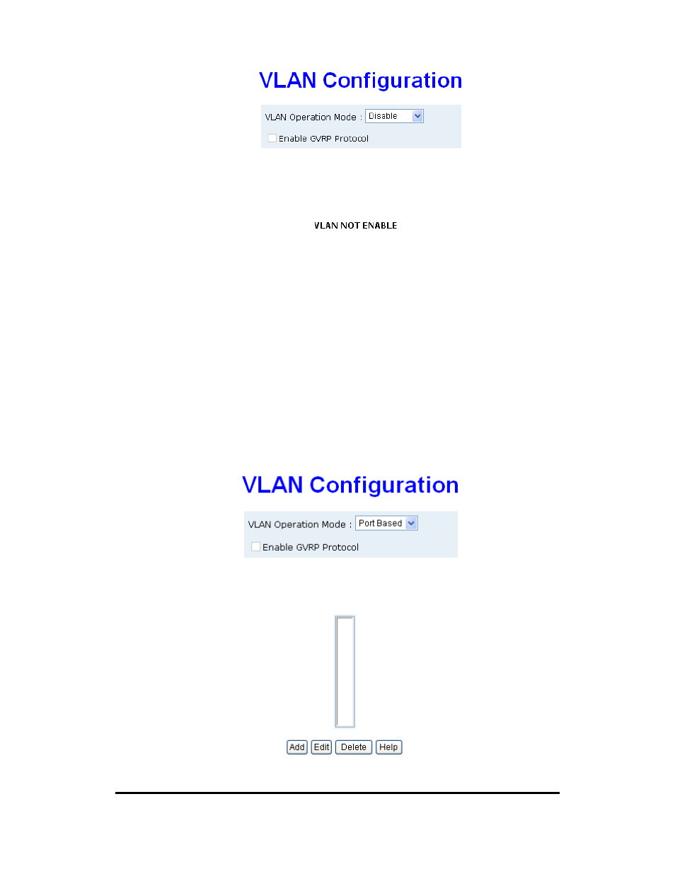 Vlan configuration - port-based vlan | B&B Electronics Elinx EIR510-2SC-T User Manual | Page 77 / 107