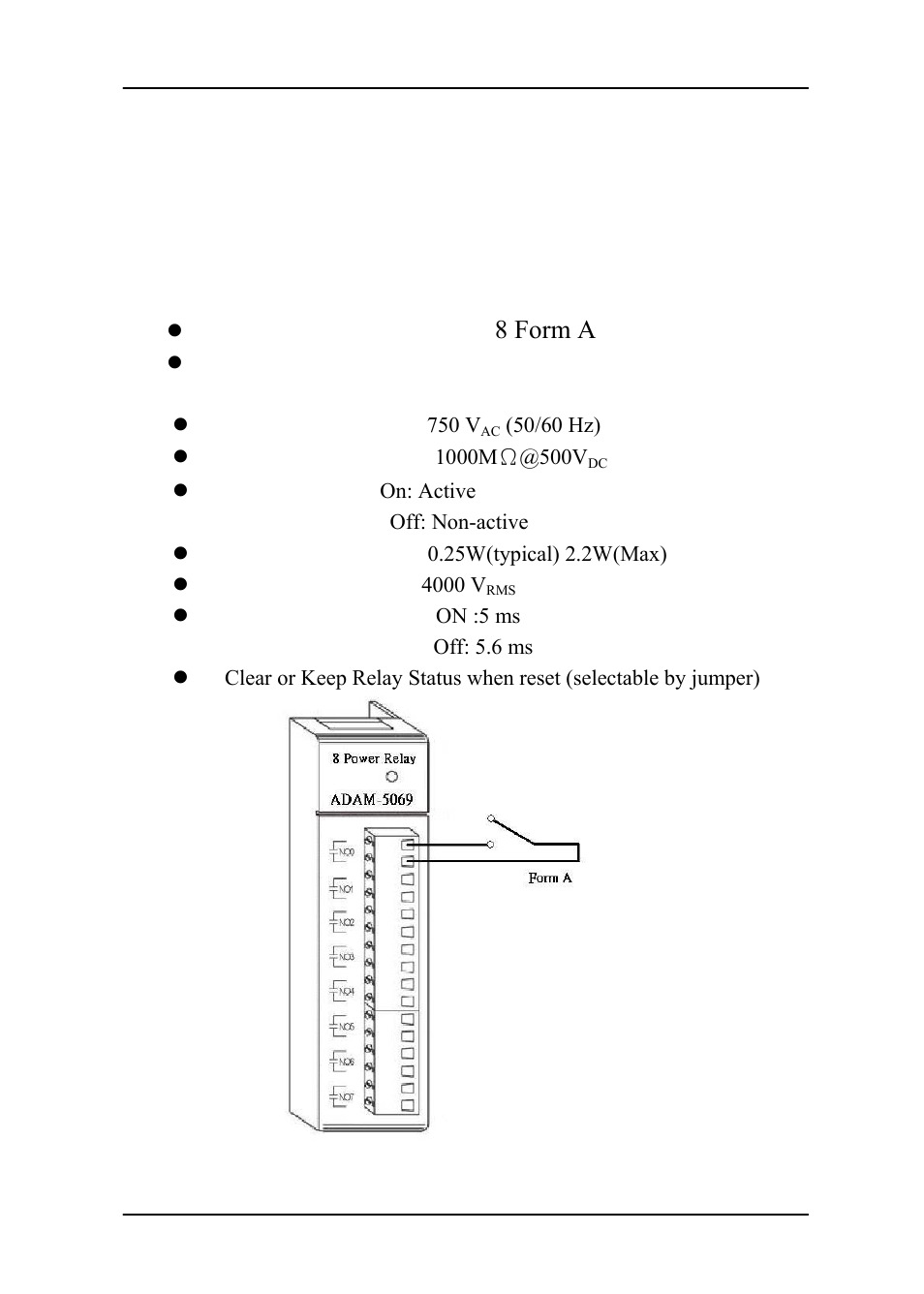 8 form a | Advantech ADAM-5000 User Manual | Page 44 / 72