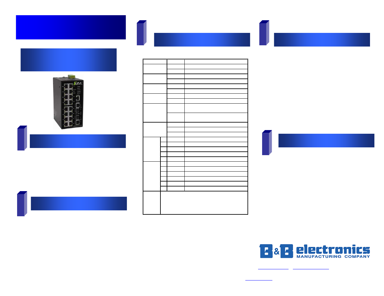 B&B Electronics EIR618 User Manual | 2 pages