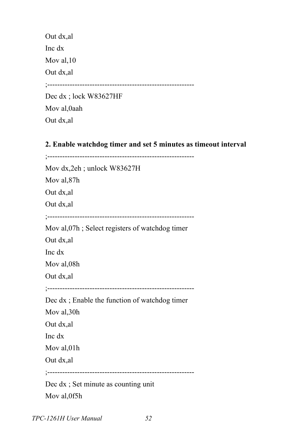 Advantech TPC-1261H User Manual | Page 62 / 106
