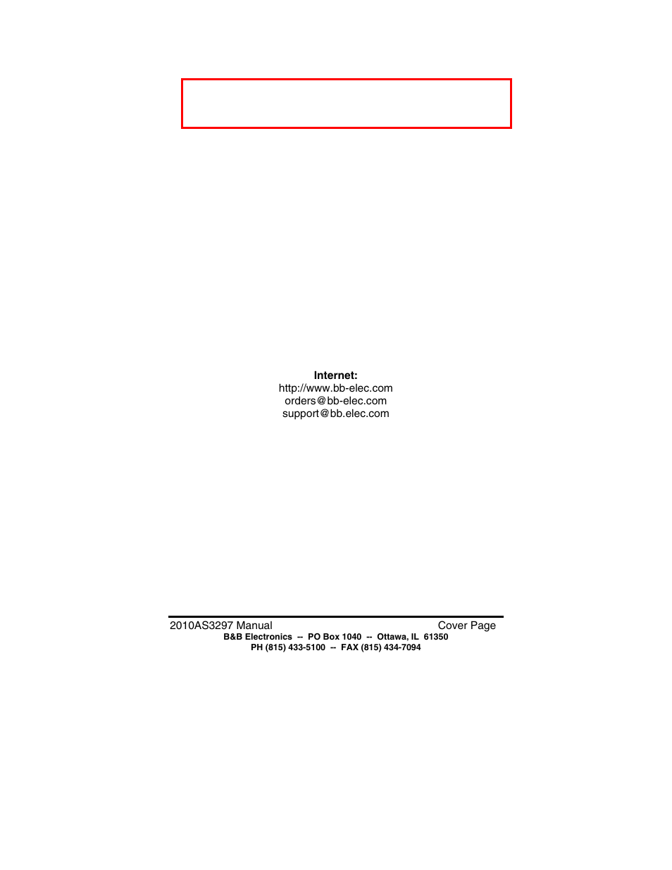 B&B Electronics Asynchronous to Synchronous Converter 2010 User Manual | 12 pages