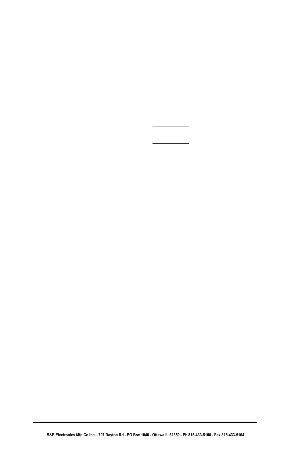 B&B Electronics Parallel Port Input/Output Converter PPIO User Manual | Page 19 / 34
