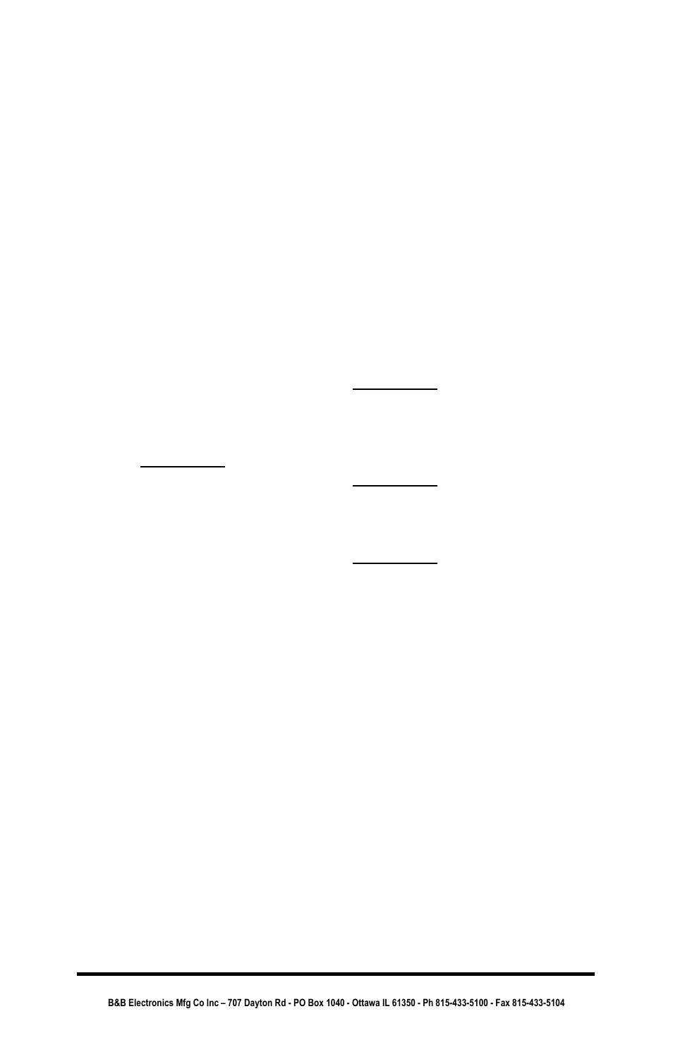 B&B Electronics Parallel Port Input/Output Converter PPIO User Manual | Page 23 / 34