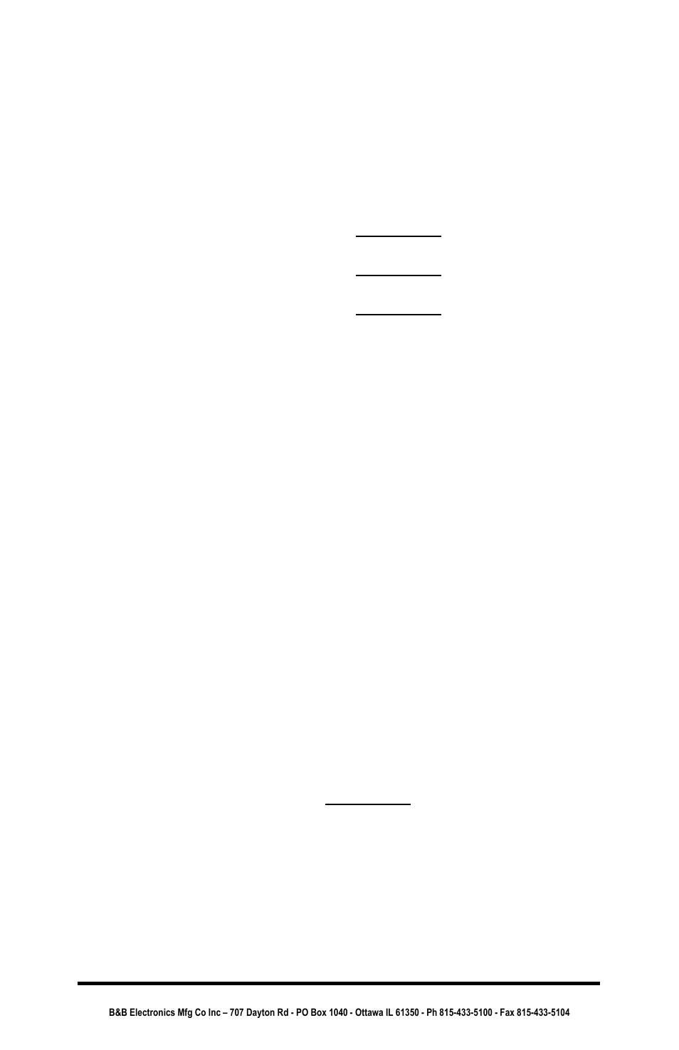 B&B Electronics Parallel Port Input/Output Converter PPIO User Manual | Page 25 / 34