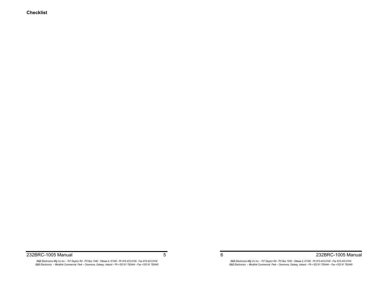 B&B Electronics RS-232 Baud Rate Converter CE 232BRC User Manual | Page 4 / 14