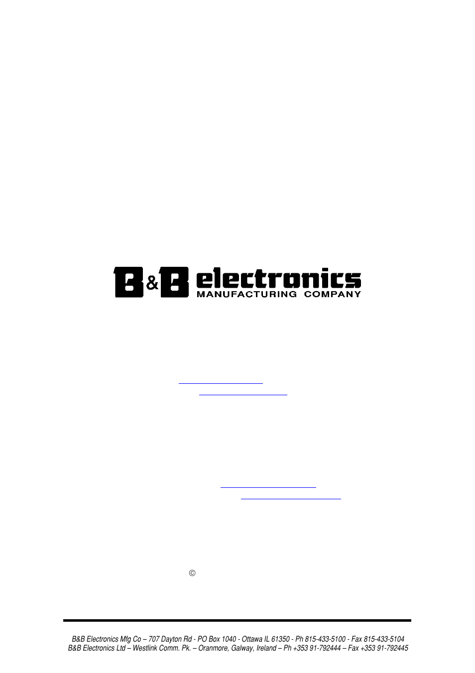 B&B Electronics 3PCI2 User Manual | 62 pages