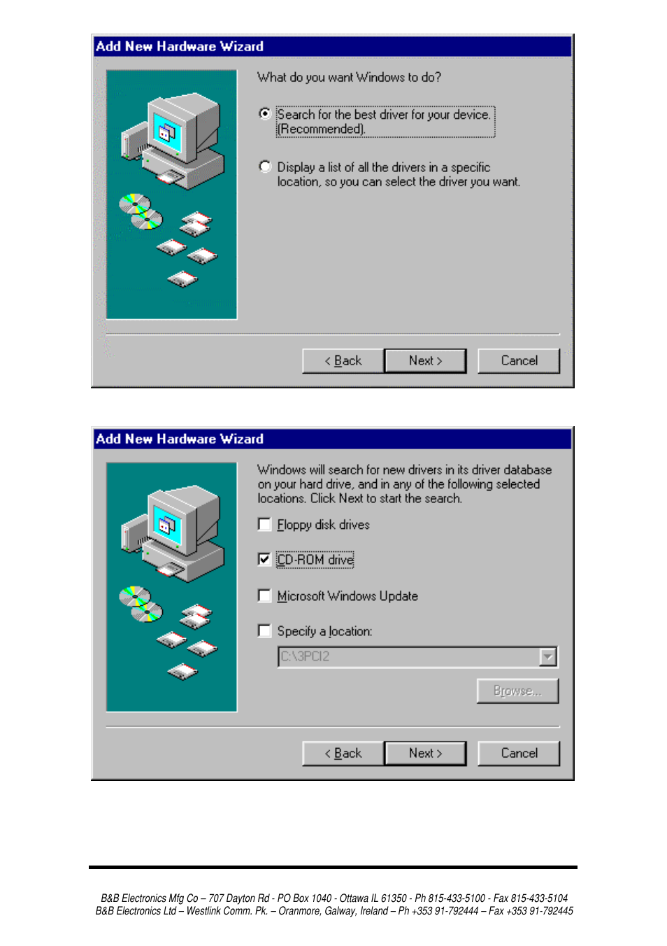 B&B Electronics 3PCI2 User Manual | Page 14 / 62