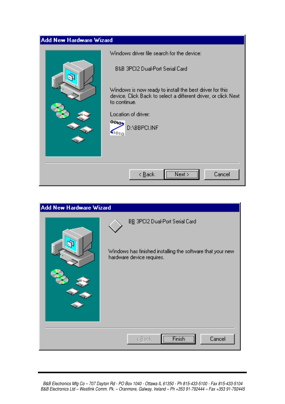 B&B Electronics 3PCI2 User Manual | Page 15 / 62