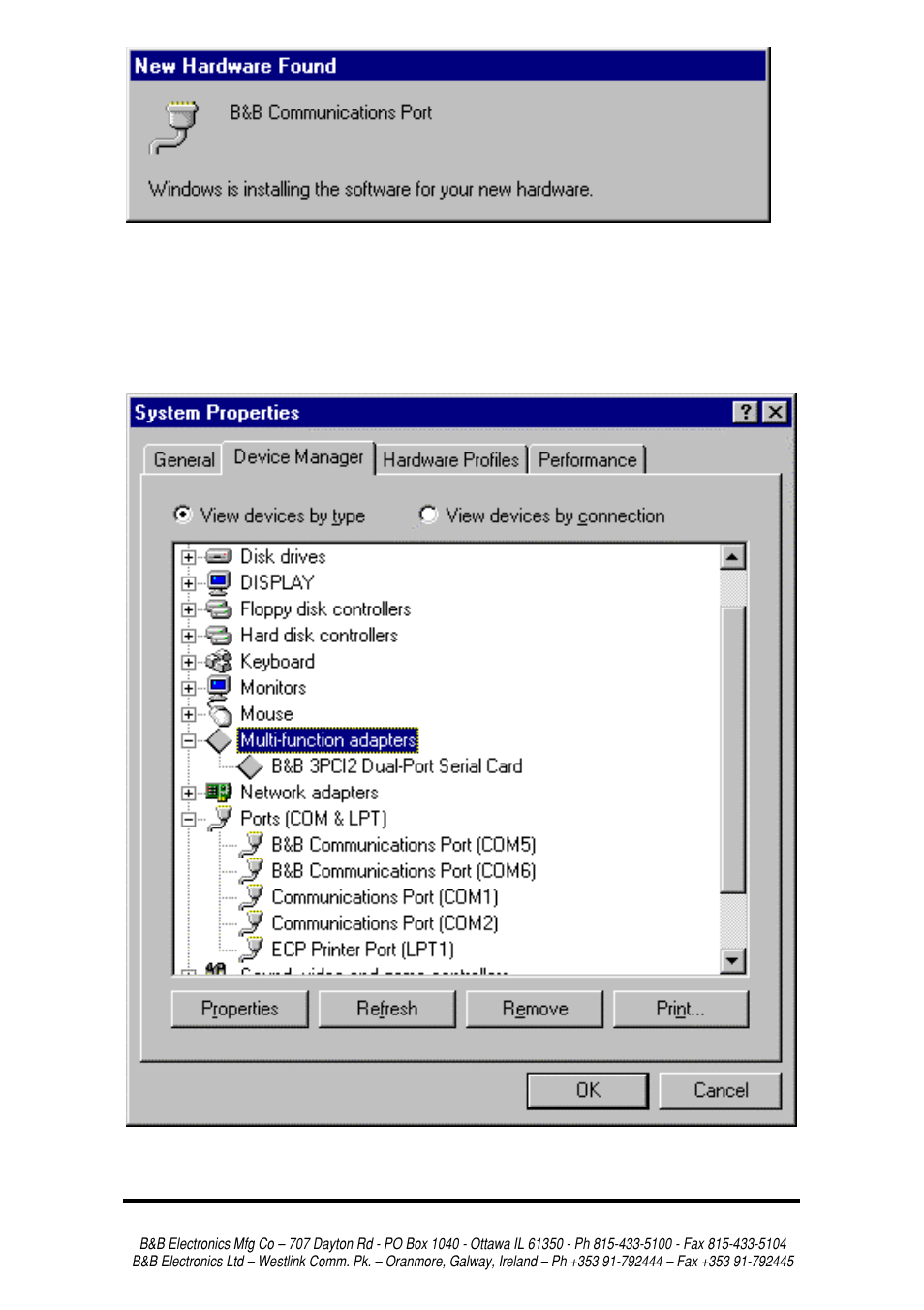 B&B Electronics 3PCI2 User Manual | Page 16 / 62