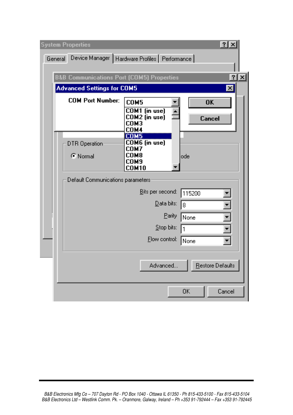 B&B Electronics 3PCI2 User Manual | Page 18 / 62