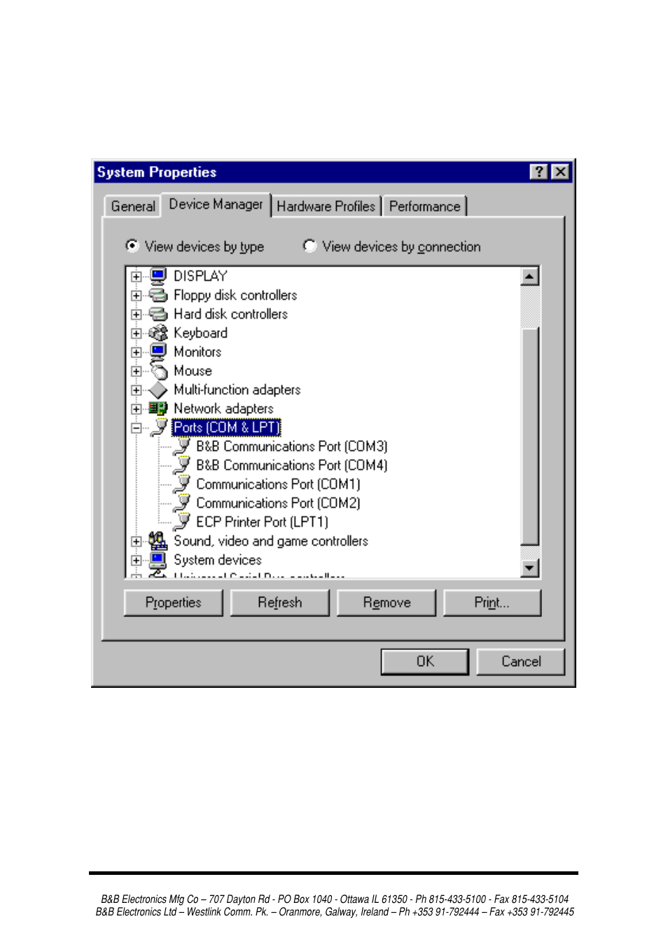 B&B Electronics 3PCI2 User Manual | Page 19 / 62