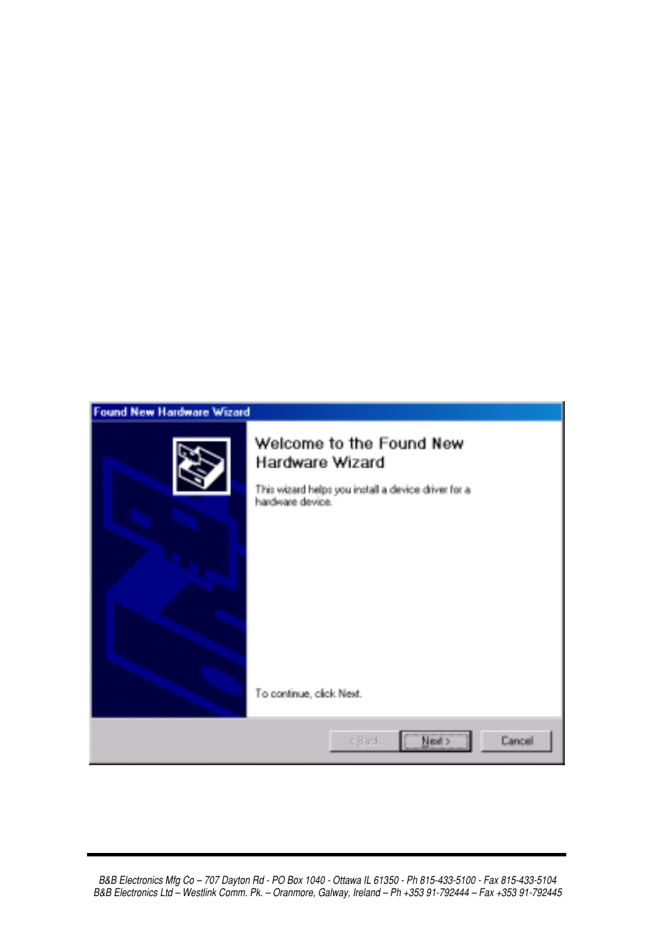 Windows 2000 professional | B&B Electronics 3PCI2 User Manual | Page 23 / 62