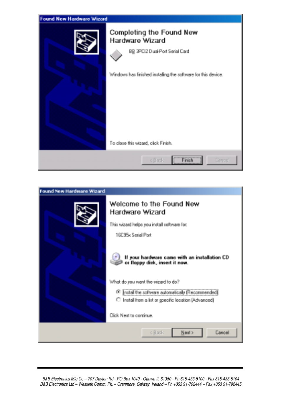 B&B Electronics 3PCI2 User Manual | Page 31 / 62