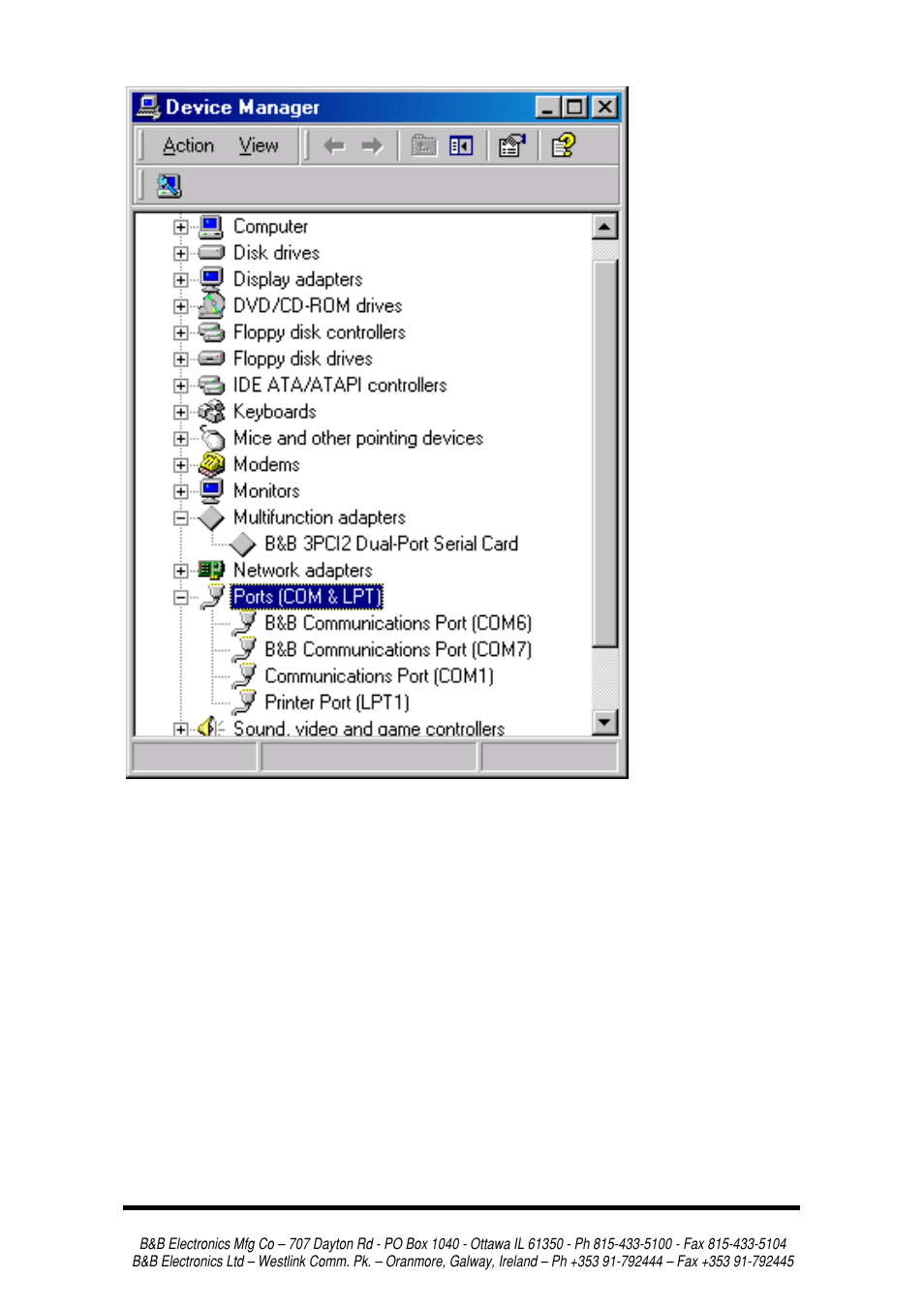 B&B Electronics 3PCI2 User Manual | Page 35 / 62