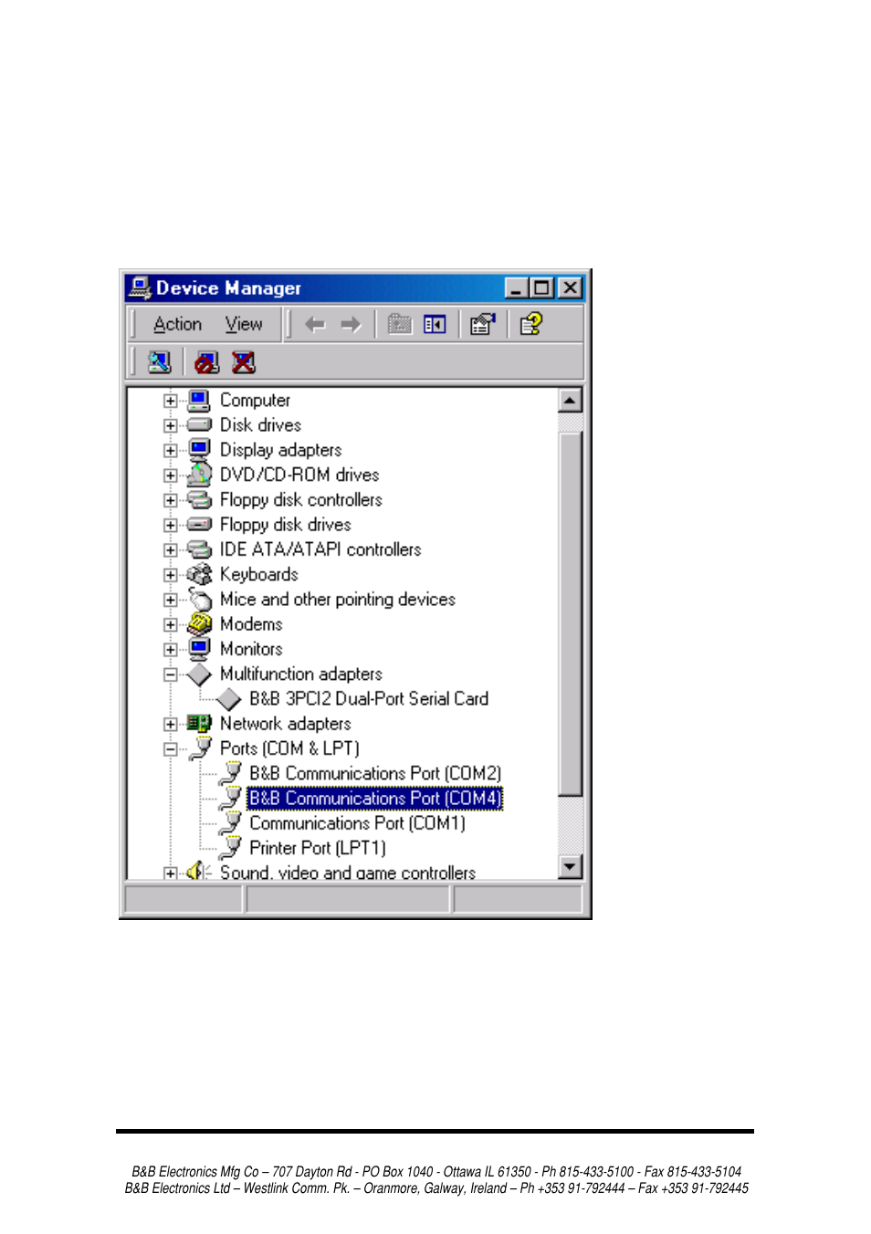 B&B Electronics 3PCI2 User Manual | Page 38 / 62