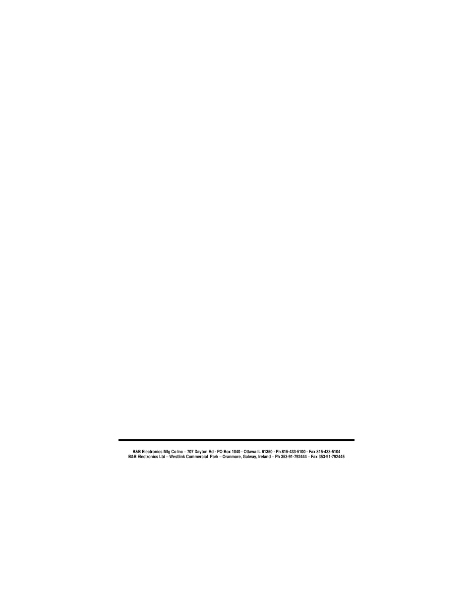 Warranty | B&B Electronics PCMCIA High Speed Serial Card CE 232HSPCC User Manual | Page 12 / 14