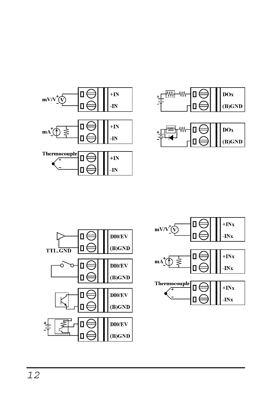 5 wire connection | B&B Electronics Network Device I-7011 User Manual | Page 12 / 64
