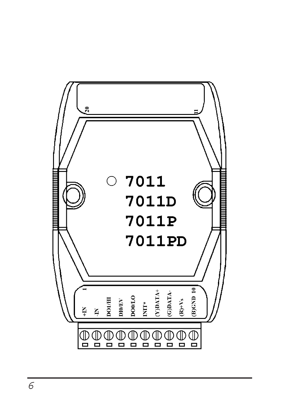 2 pin assignment | B&B Electronics Network Device I-7011 User Manual | Page 6 / 64