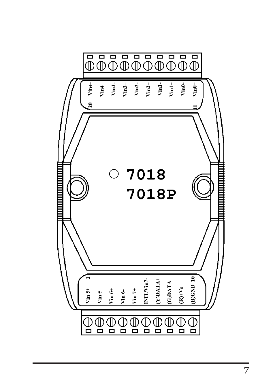 2 pin assignment | B&B Electronics Network Device I-7011 User Manual | Page 7 / 64