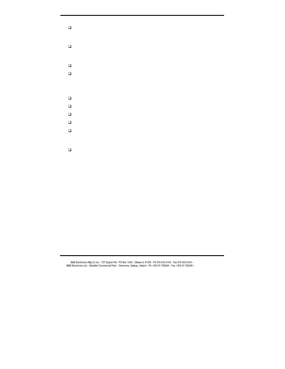 B&B Electronics RS-232 to Ethernet Converter ES1A User Manual | Page 21 / 54