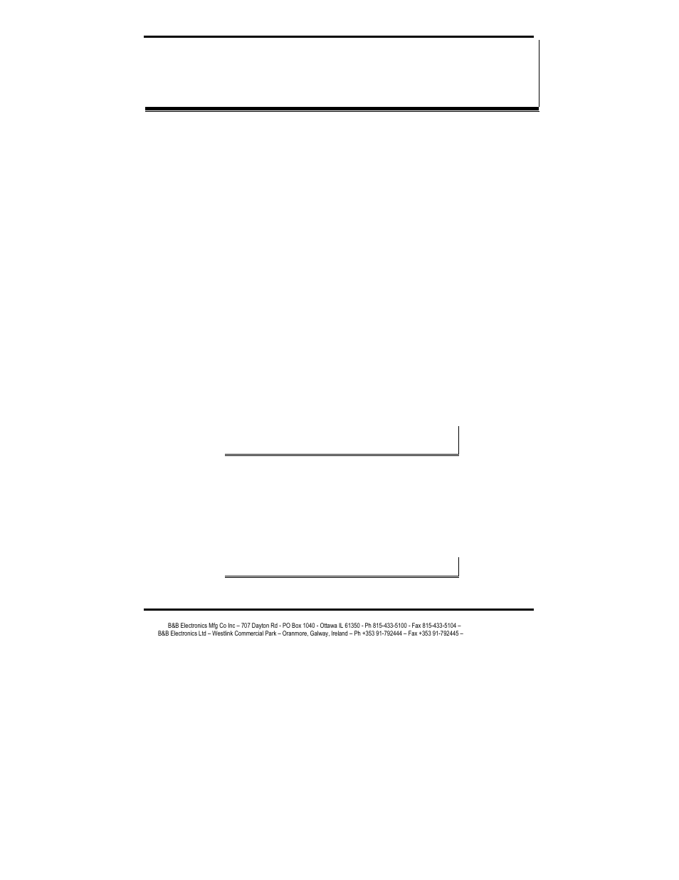 B&B Electronics RS-232 to Ethernet Converter ES1A User Manual | Page 40 / 54