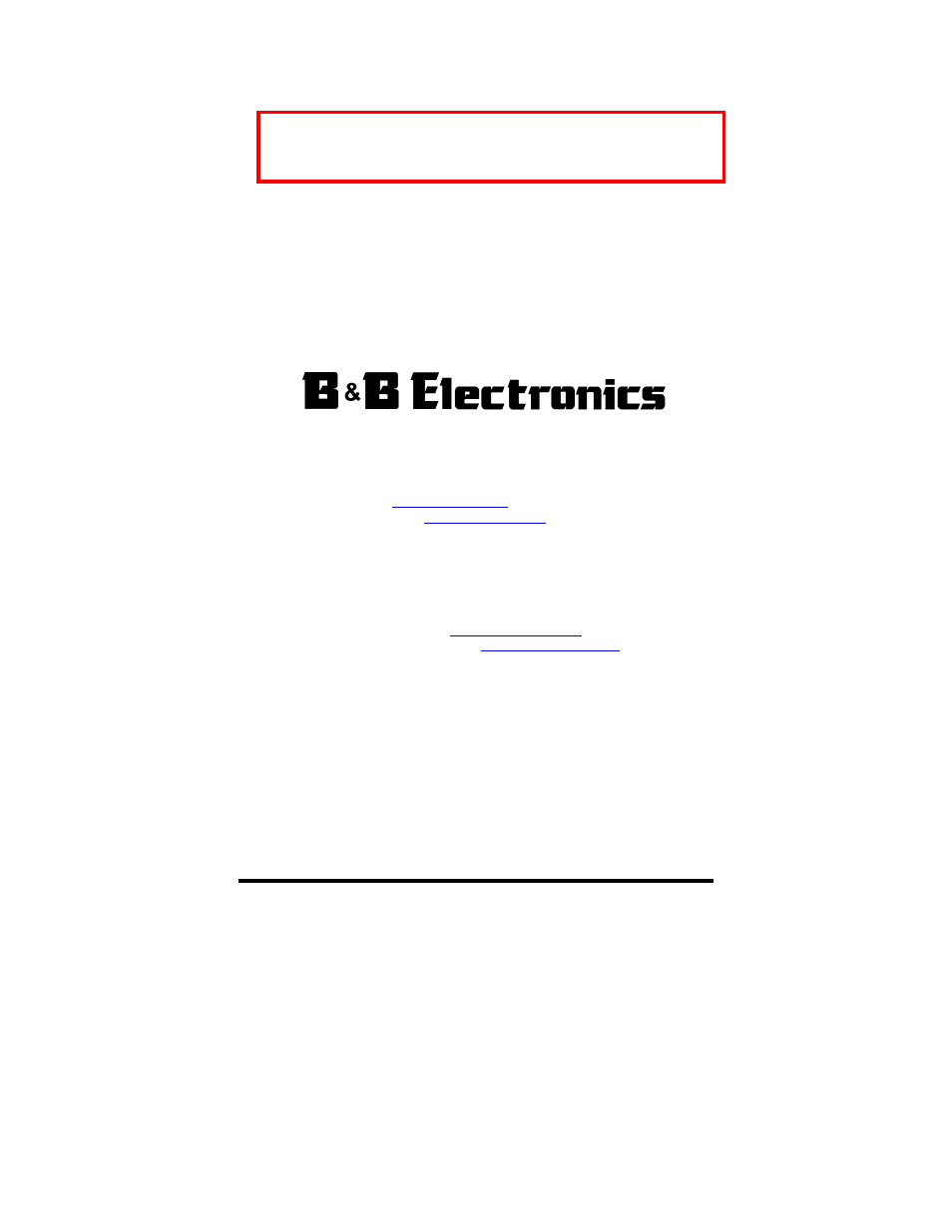 B&B Electronics 232PCC User Manual | 17 pages