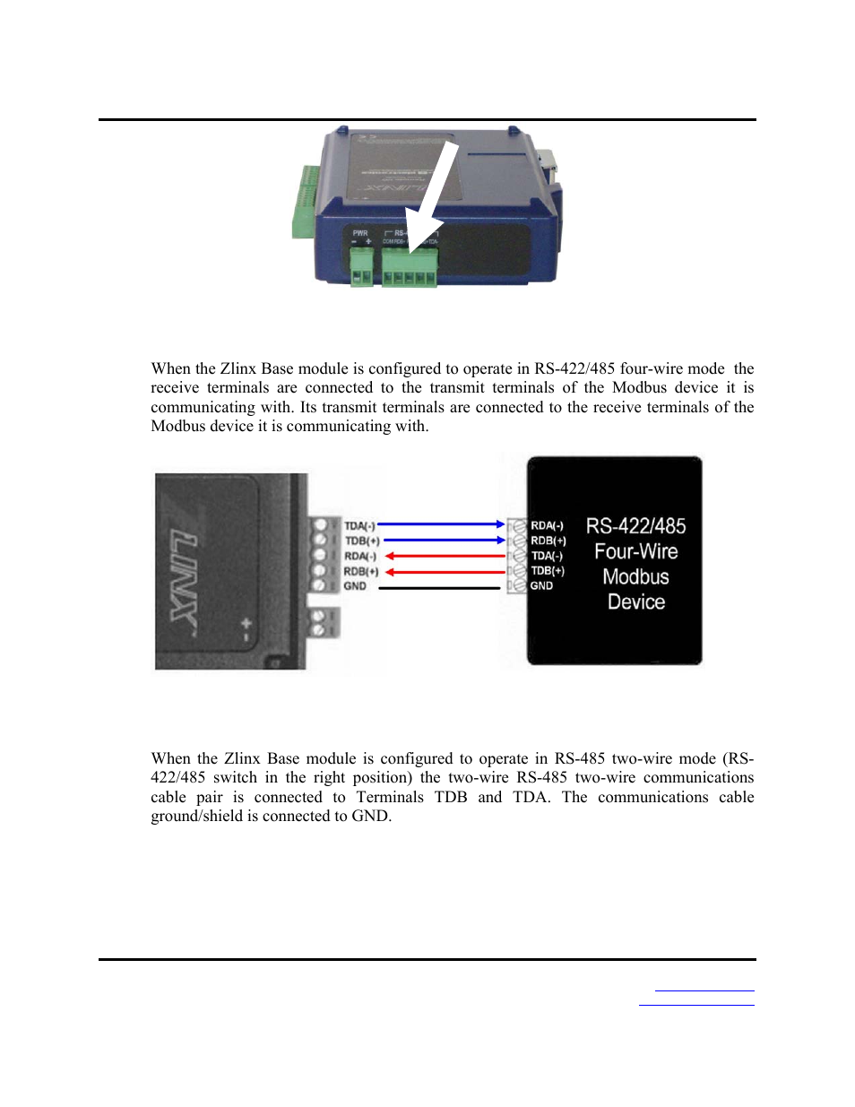 B&B Electronics Zlinx 485 User Manual | Page 12 / 52